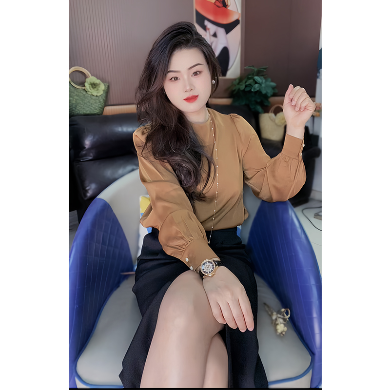 时尚包臀裙套装女2024秋装新款职业气质高端小衫衬衫半身裙两件套