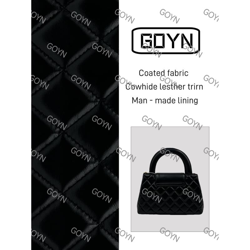 GOYN手工真皮女包想 黑色小手提 0247