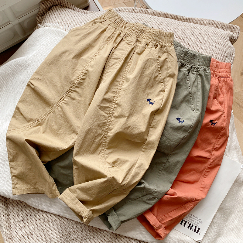 防蚊裤夏装夏季新款儿童薄款裤子时尚拼接男孩儿童裤子