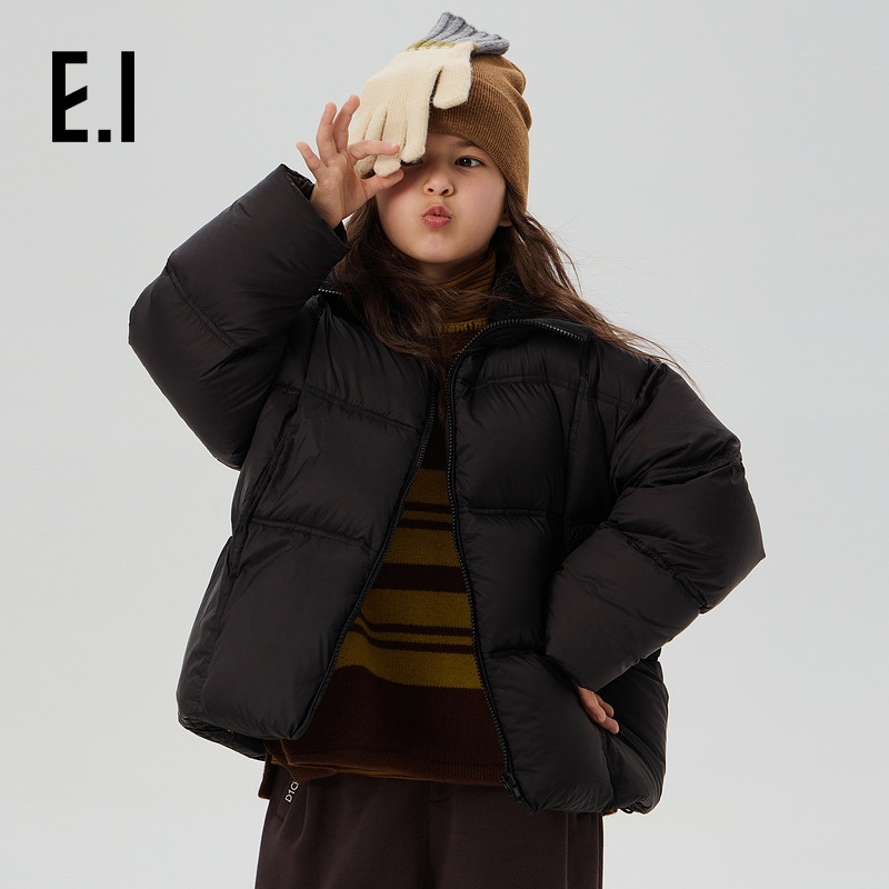 【高充绒】儿童短款羽绒服2024冬装新款翻领面包服D8244650969