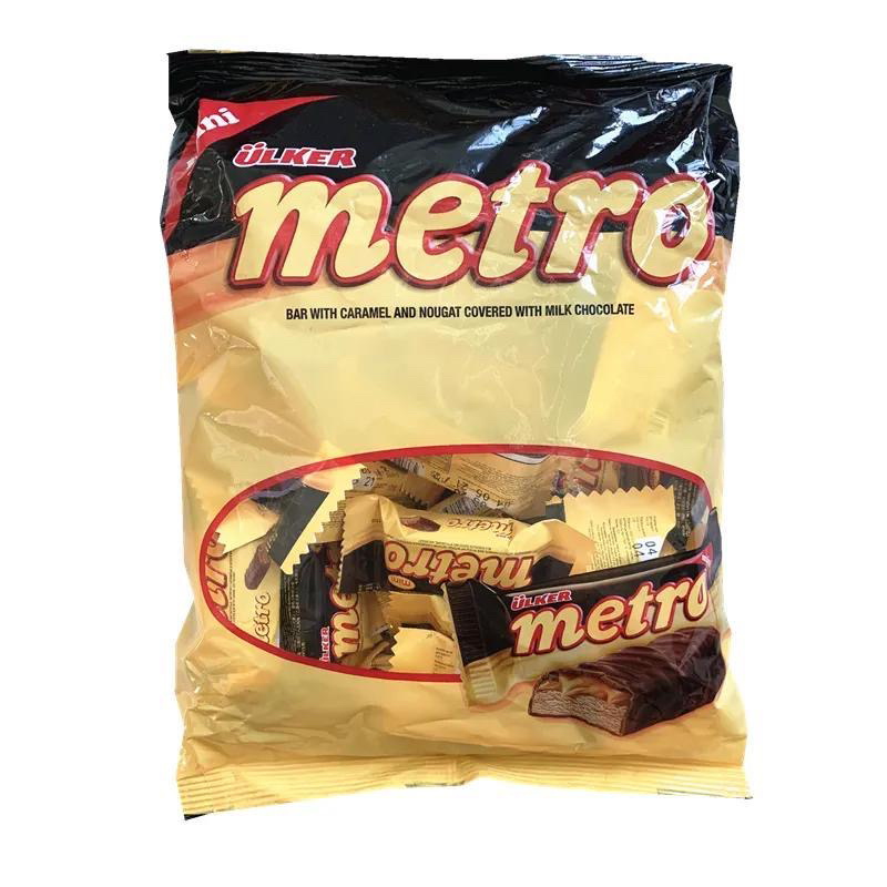 ULKER优客牌Metro牛奶夹心巧克力500g袋装零食包邮