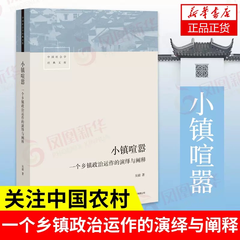 小镇喧嚣 一个乡镇政治运作的演绎与阐释 吴毅 生活书店出版公司