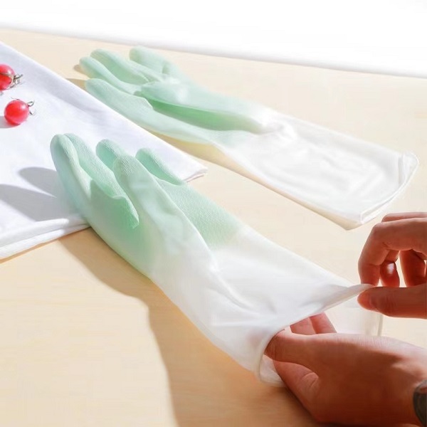 G186亗绿色加厚洗碗手套2双丨狮傲涵耳套