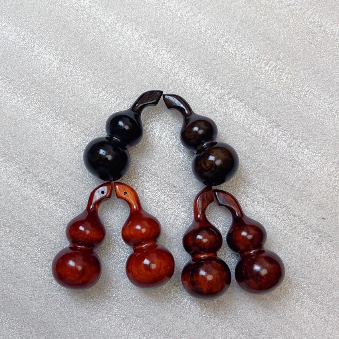 木质实心手把摆件葫芦