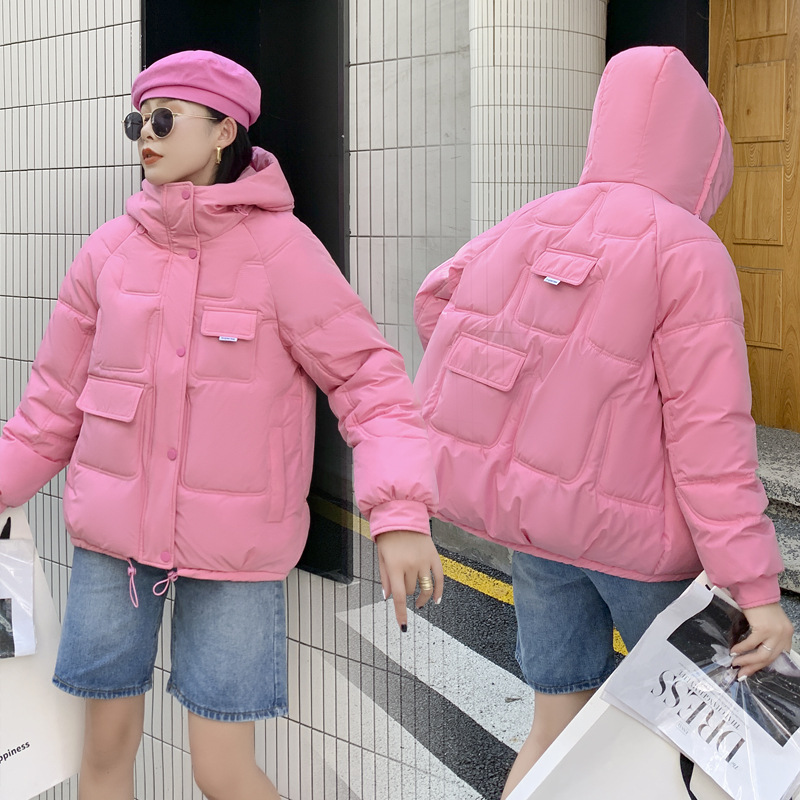 波司澄羽绒服服女 2023冬季新款连帽加厚羽绒服袄韩版学生面包服
