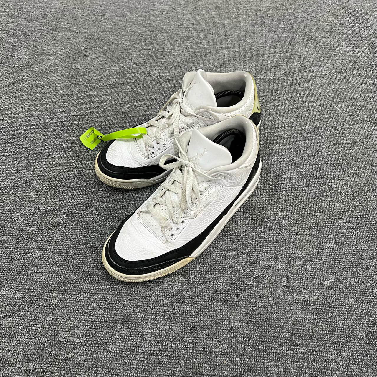 NIKE AJ3× 藤原浩 白黑篮球鞋 44码/9新/毒1879/无配件 jc60