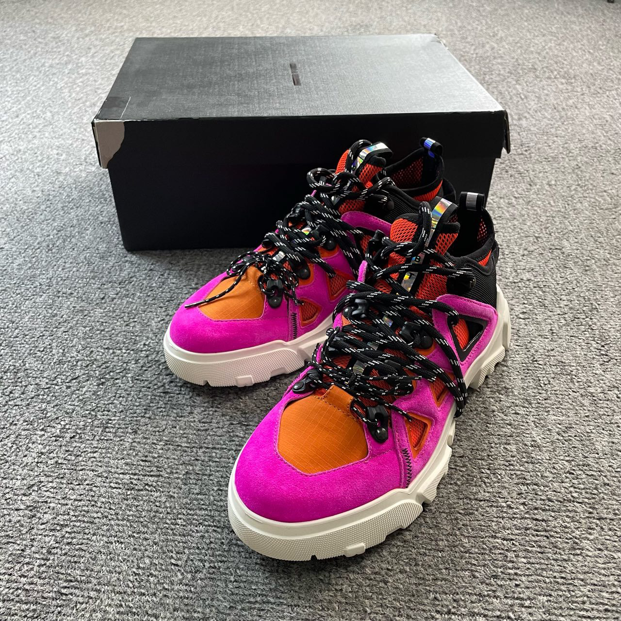 Alexander McQUEEN 麦昆 粉色老爹鞋 38码/全新/公价5000/原盒防
