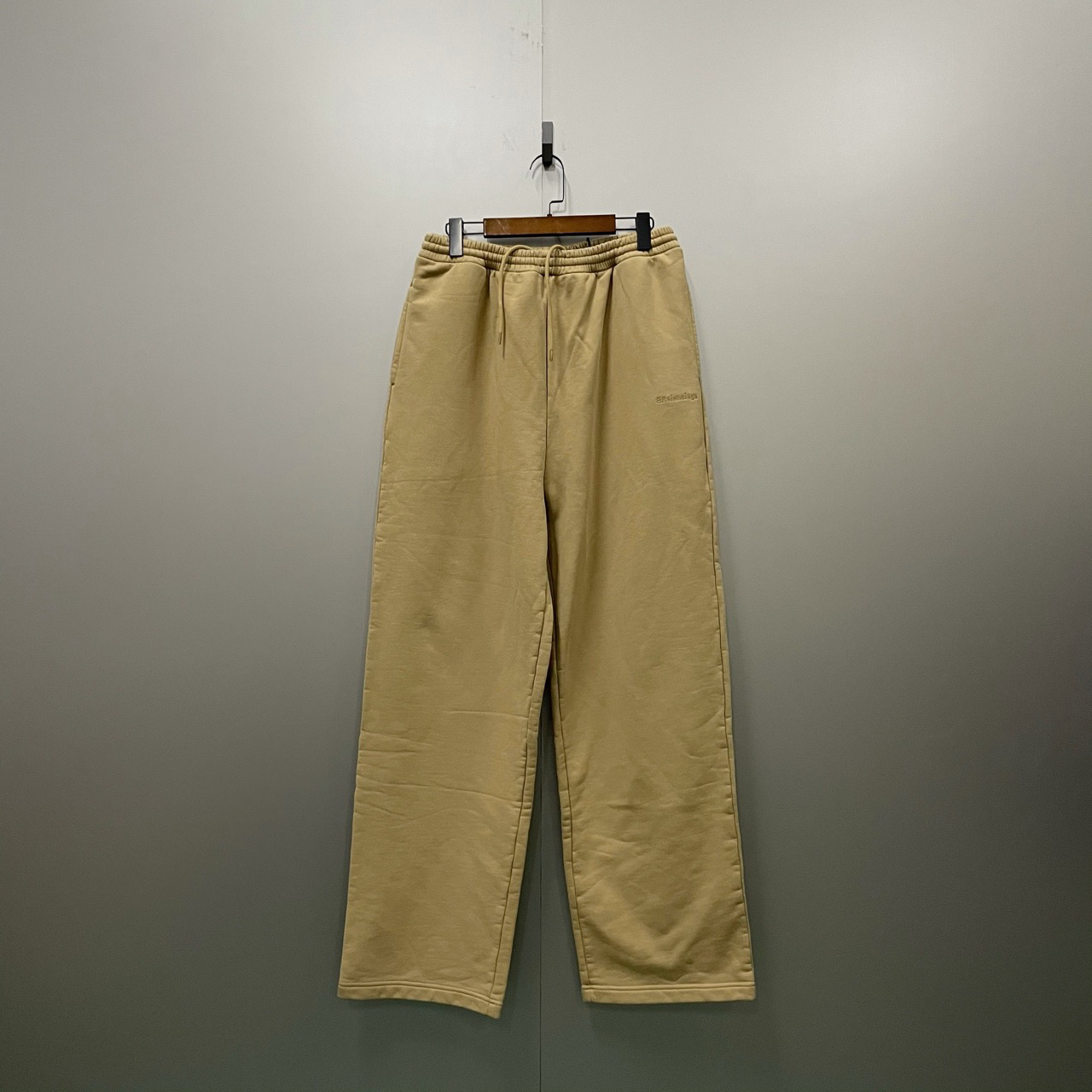 Balenciaga 巴黎世家 刺绣字母logo抽绳长裤 S码/全新/公价6900/