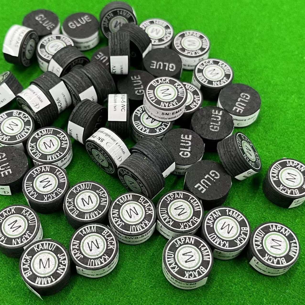 日本原产黑卡姆皮头KAMUI黑八大头杆14MM皮头