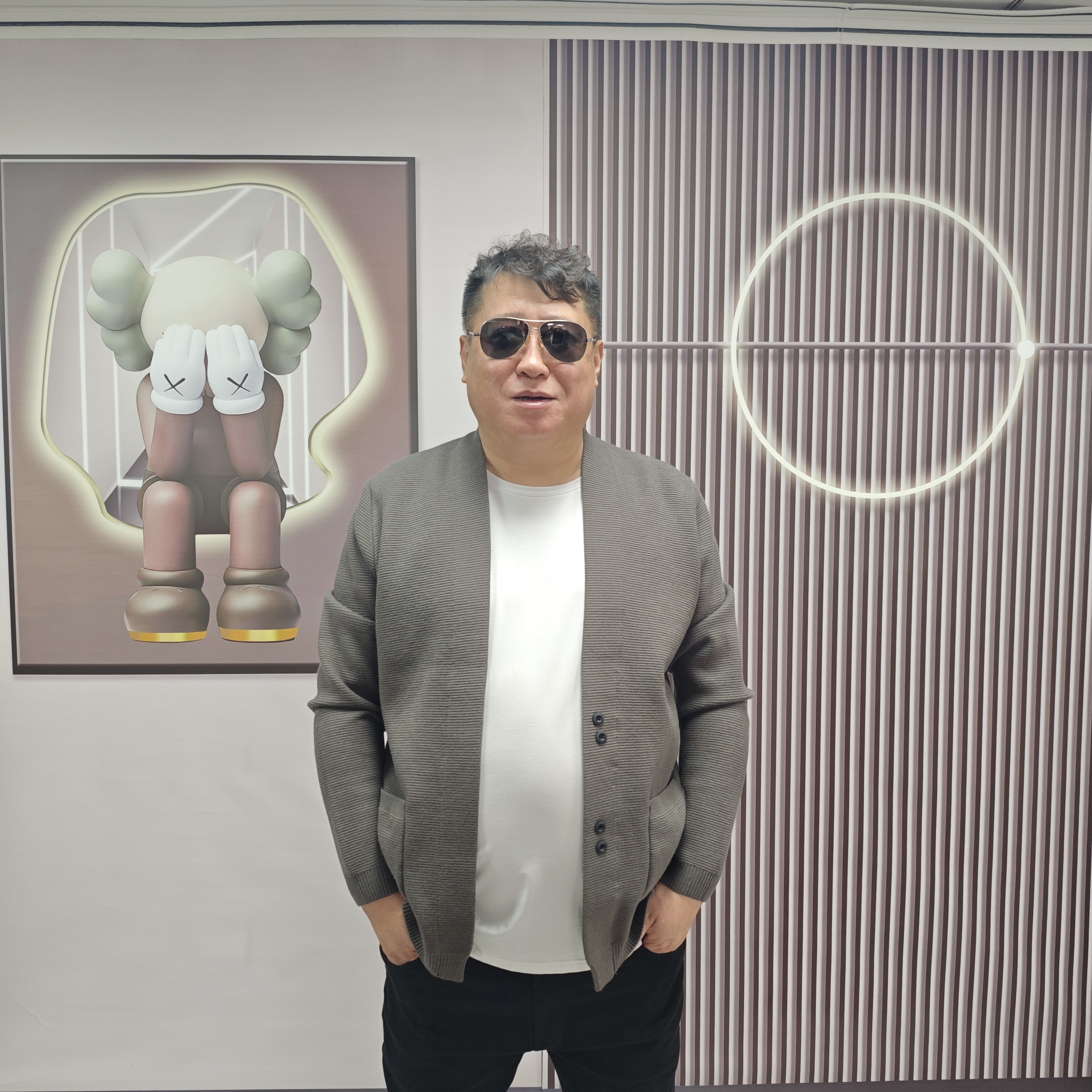 男士轻奢时尚百搭简约宽松潮流修身秋季男商务休闲长袖针织开衫TY