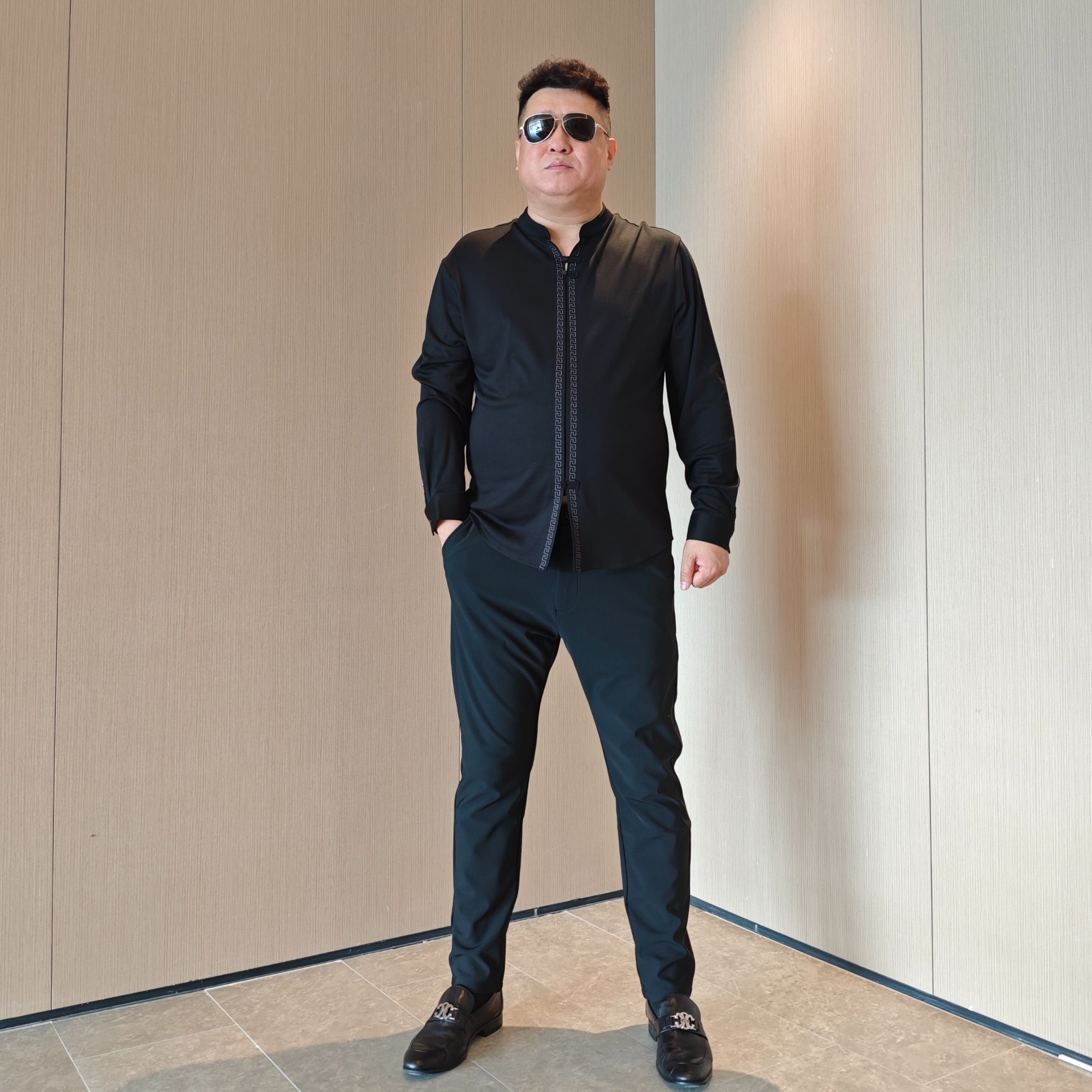 男士潮流时尚修身商务简约四面弹男小脚休闲裤大码男装立体剪裁SP