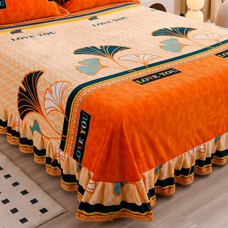 牛奶绒床单】加绒加厚防滑床榻榻米不掉色不起球不掉毛双面绒奶绒