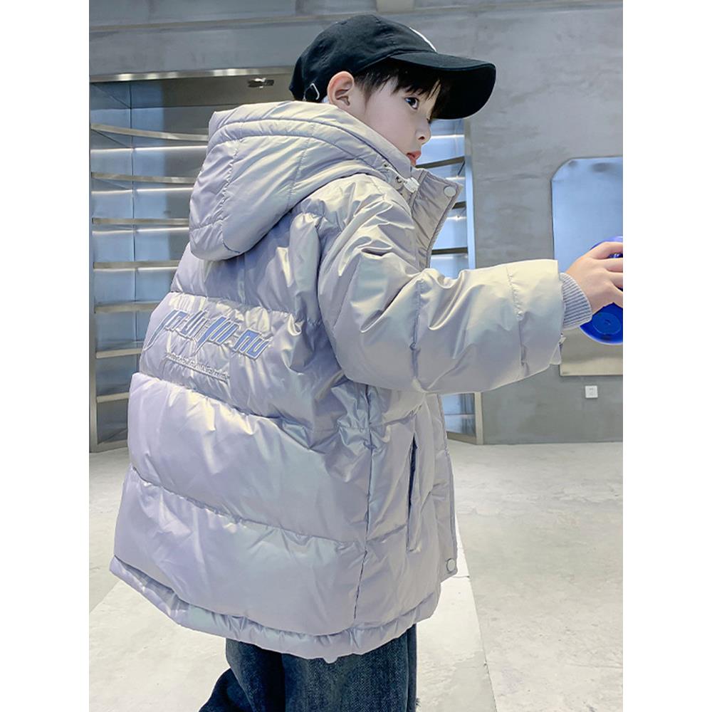 巴拉巴拉男童羽绒服冬季2023新款儿童外套加厚冬装中大童中长款男