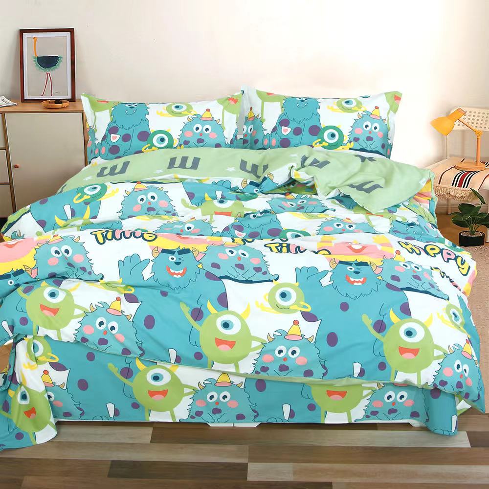 【怪兽总动员】100%纯棉免费包边 亲肤柔软舒适 