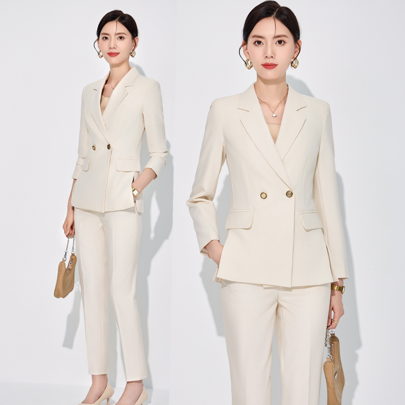 黑色西装套装女2025新款时尚春秋大学生面试职业装通勤正装工作服