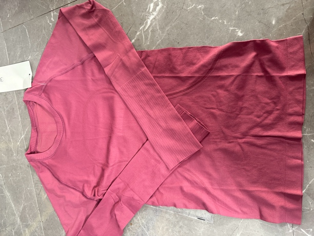 102断色断码运动瑜伽服长袖