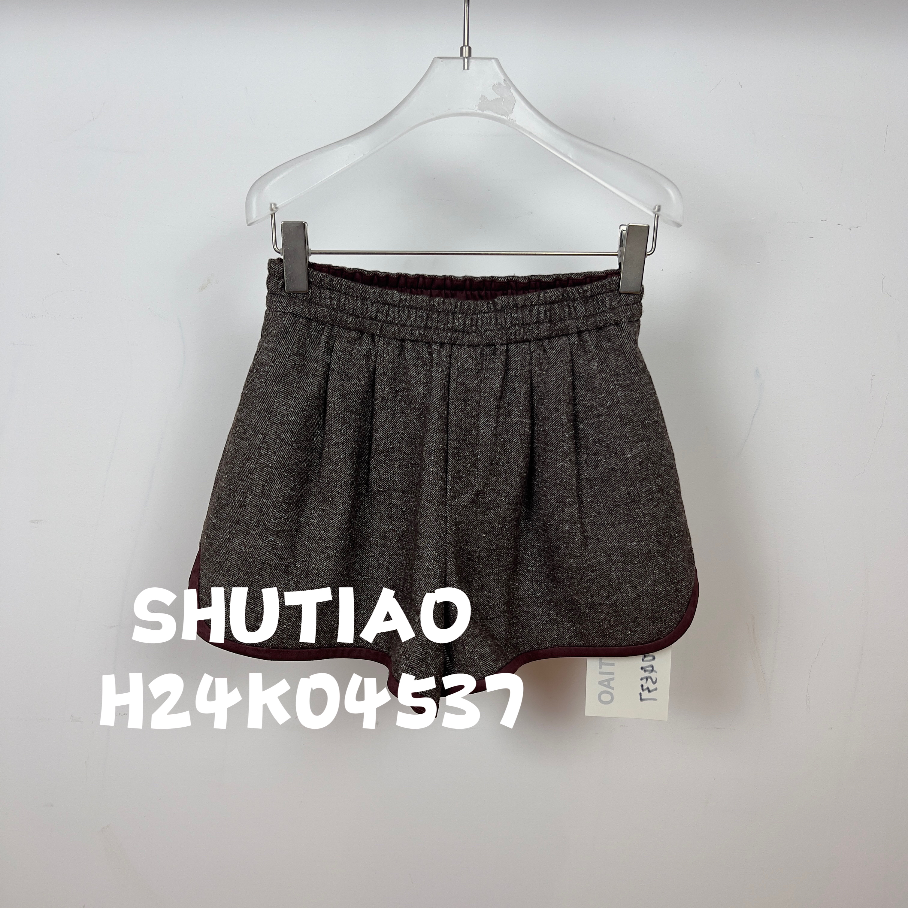 【SHUTIAO】2024秋冬：新款小众设计款短裤H24K04537