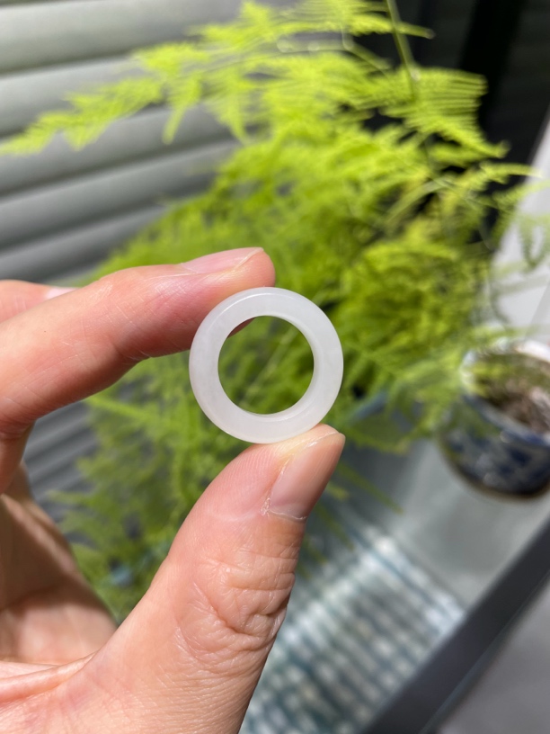 和田玉戒圈 内径14.7mm