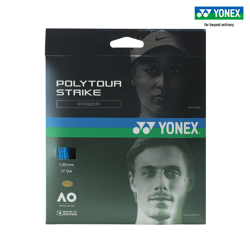 YONEX/尤尼克斯官网 PTGST120CH 球拍线网球线聚酯（单丝）耐久型