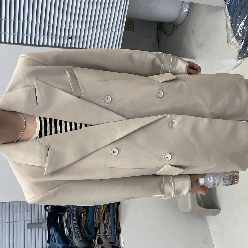 宽松纯棉纯色白T恤