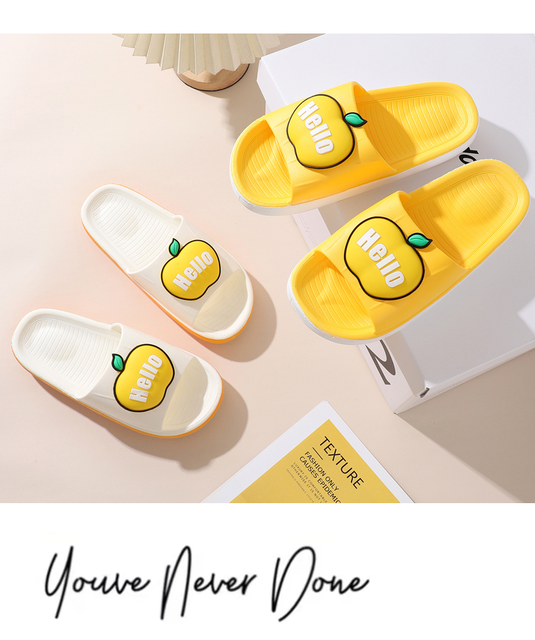 拖鞋女潮夏季厚底学生宿舍白色百搭耐磨家居情侣运动户外防滑防臭