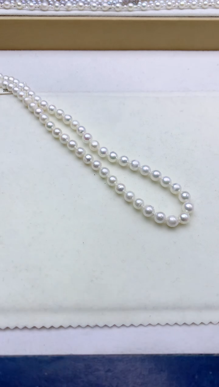 【闪购商品】海水珍珠项链，未镶嵌海水澳白满珠项链@@P892