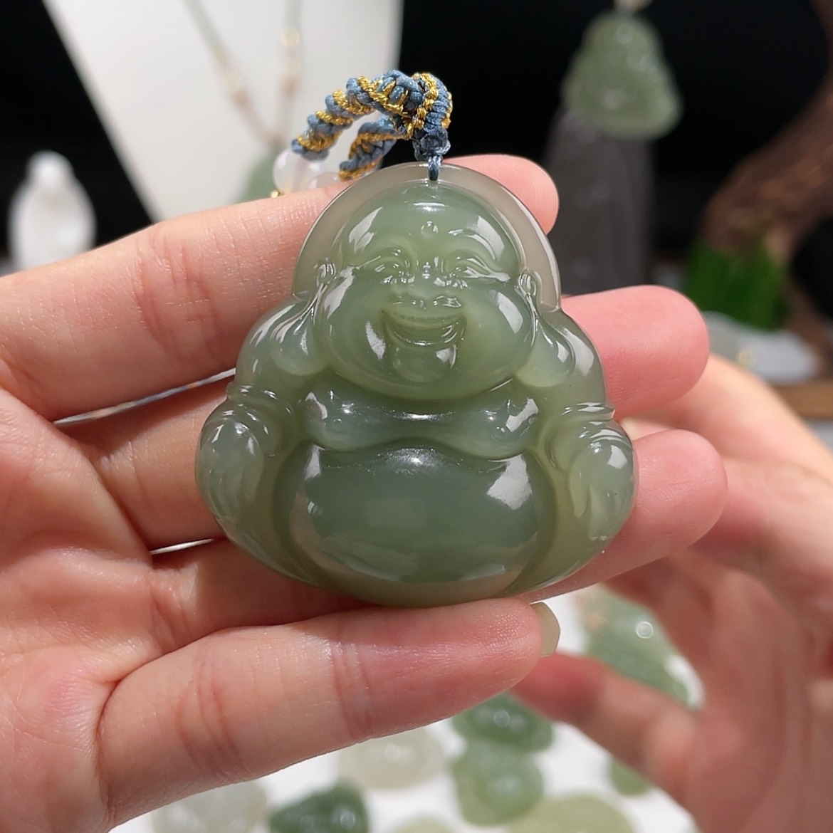 【闪购商品】和田玉颈饰未镶嵌*️**佛45