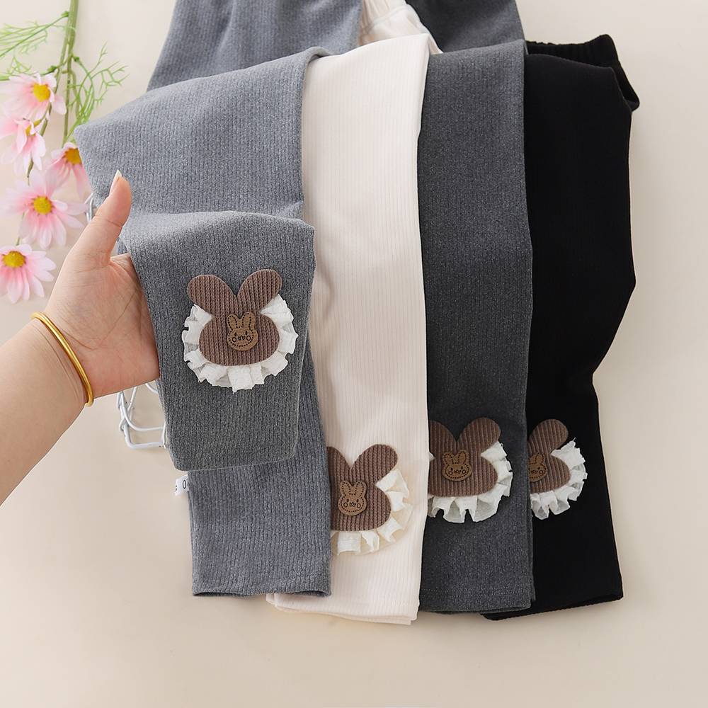 儿童打底裤秋季2025新款女宝长裤休闲洋气中小童外穿裤子