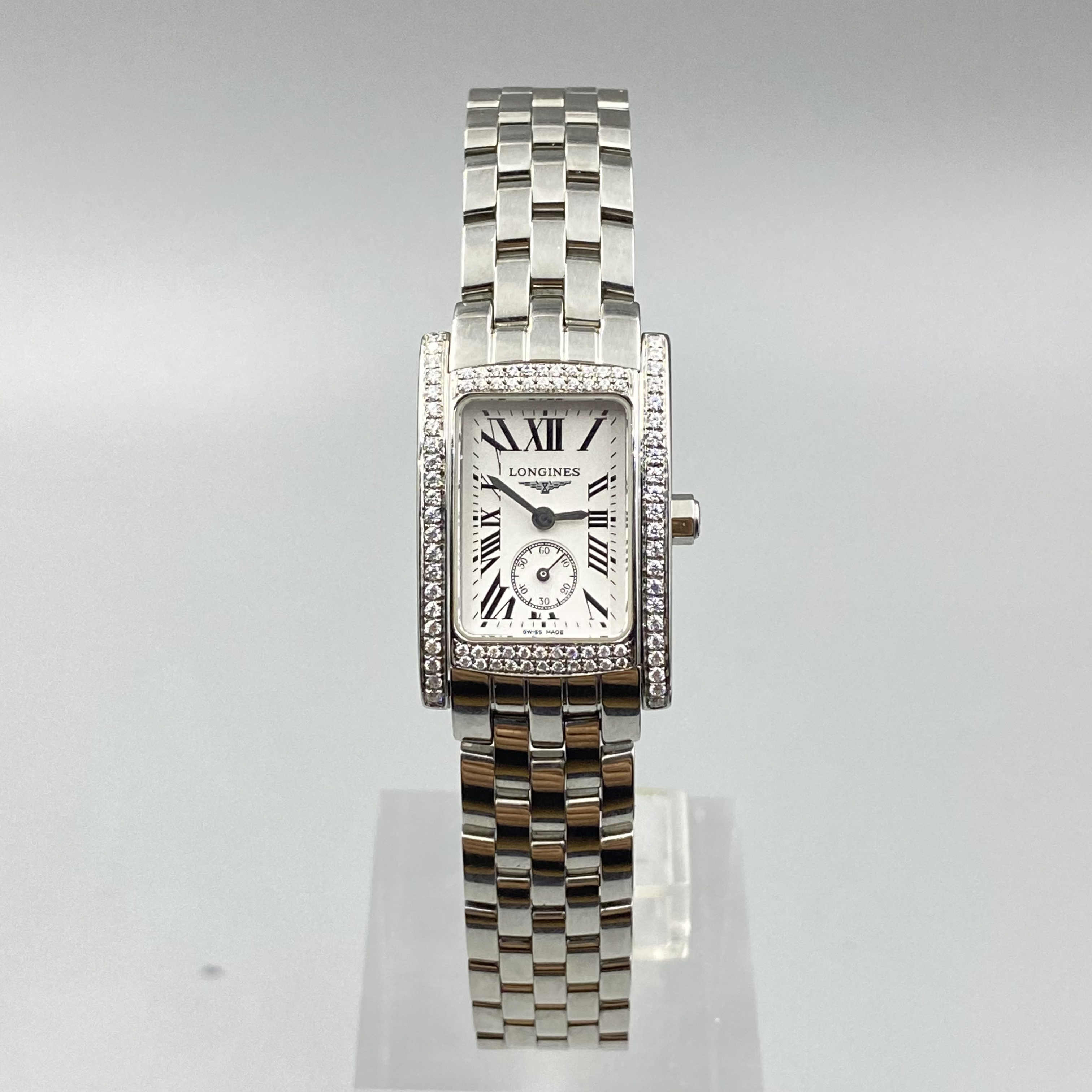 95新 Longines/浪琴 黛绰维纳系列/表径20mm/石英/后镶钻