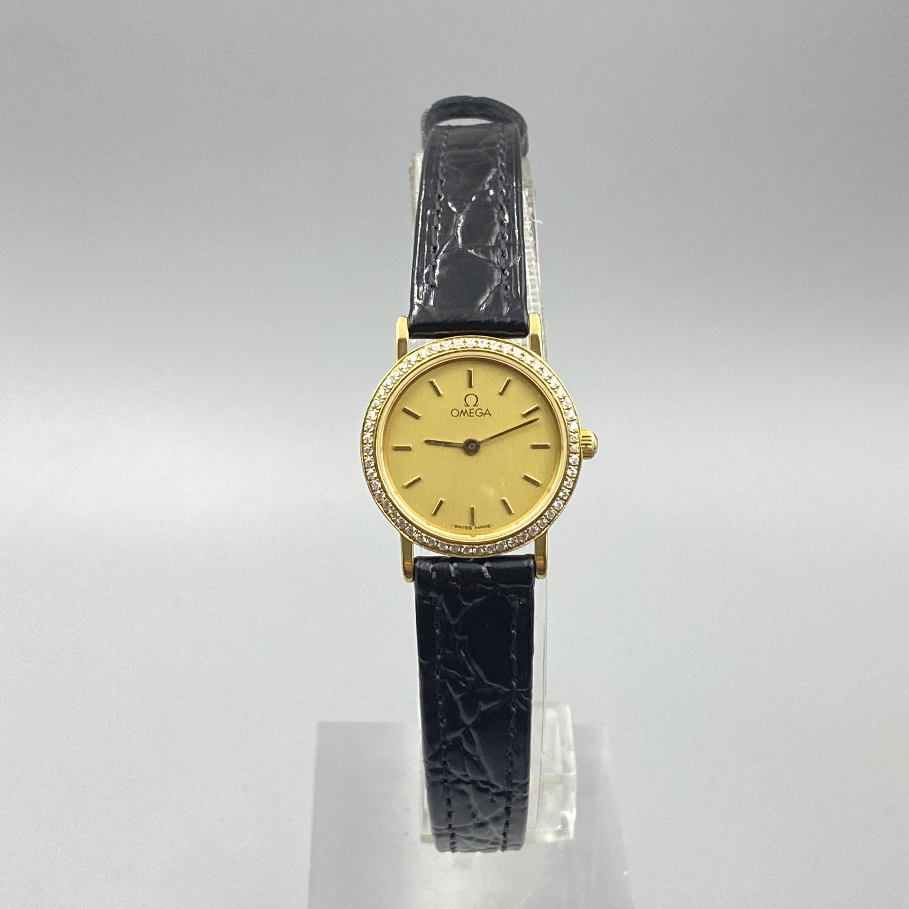 95新 Omega/欧米茄 碟飞系列/表径22mm/石英/后镶钻/c7422