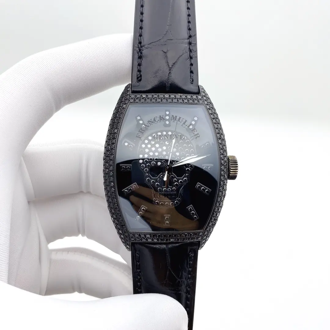 95新 Franck Muller/法兰克穆勒 法兰克穆勒8880腕表 黑骷髅 原钻