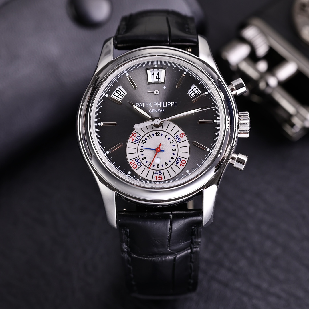 95新 Patek Philippe/百达翡丽 5960P复杂功能计时 950铂金2009年