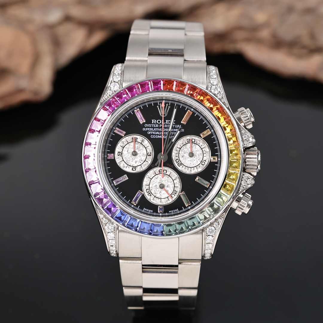 95新 Rolex/劳力士 迪通拿系列116509后改116599彩虹腕表