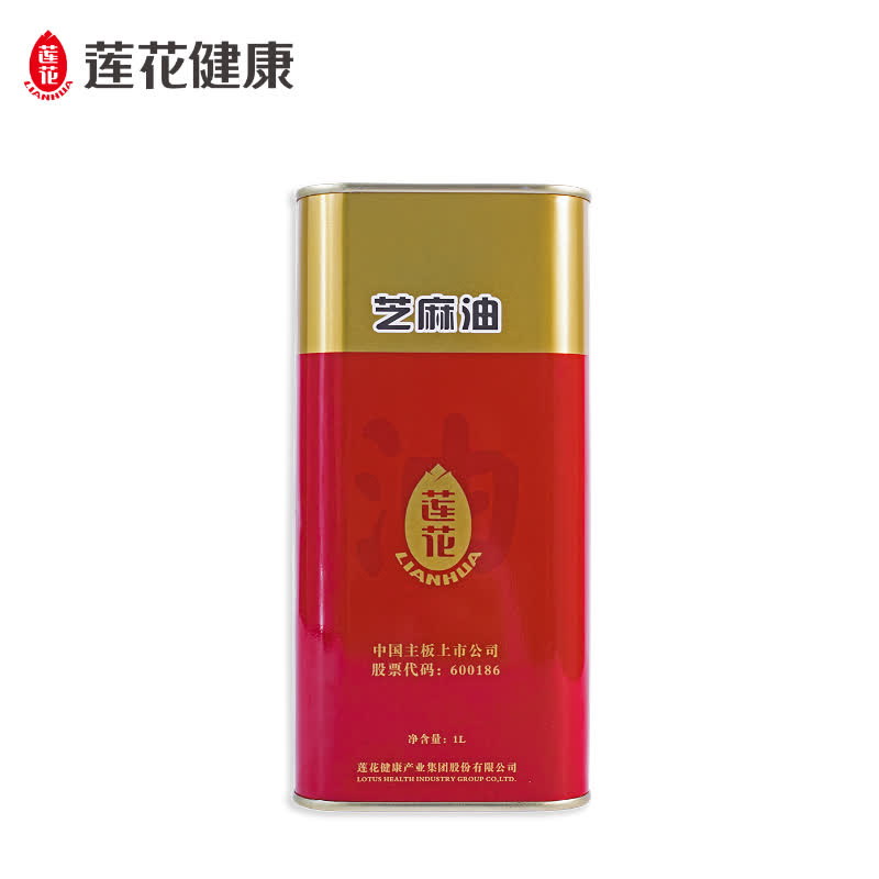莲花黑芝麻油香油1000ml桶香油高端压榨小磨香油食用健康品质