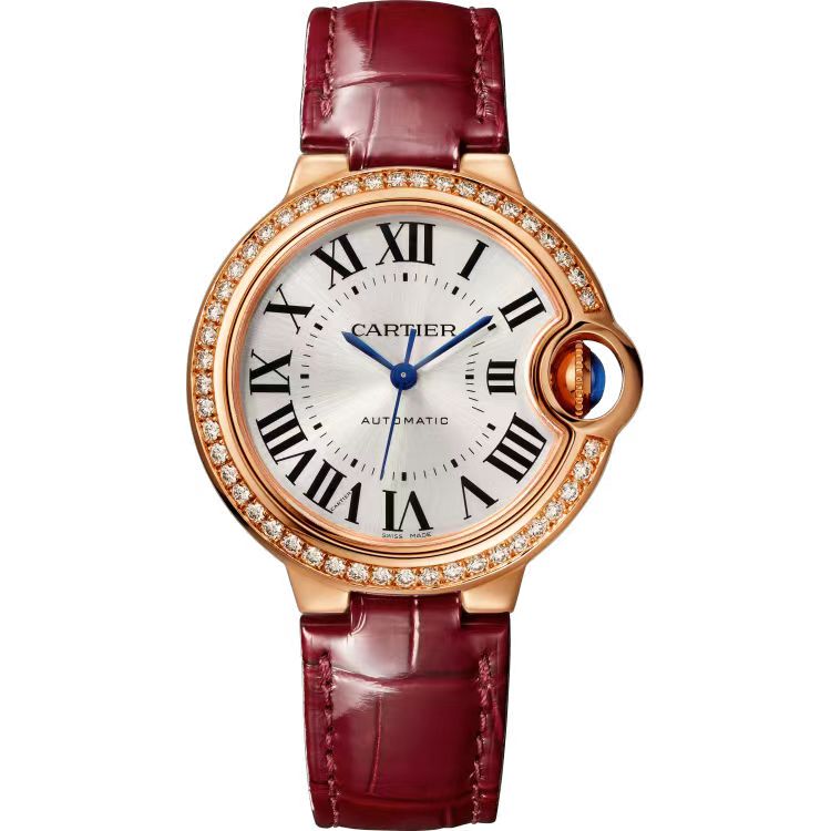 99新 Cartier/卡地亚 蓝气球WJBB0033 机械33盘18K玫瑰金23年全套