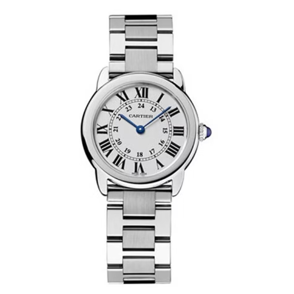 99新 Cartier/卡地亚 伦敦W6701004 精致石英 29mm女表20年全套