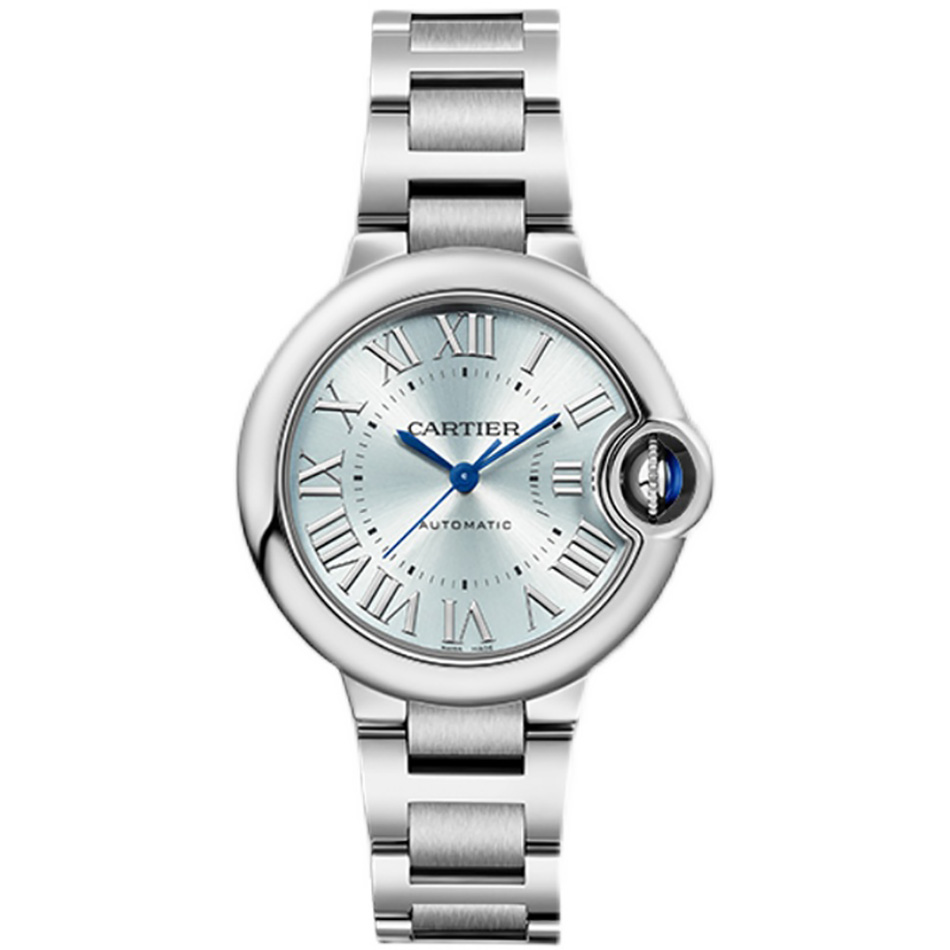 全新未使用 Cartier/卡地亚 蓝气球WSBB0062冰蓝盘33mm机械23年