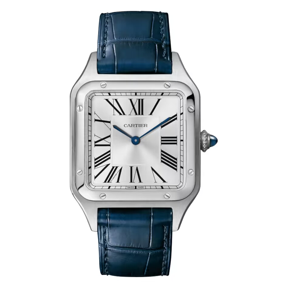 99新 Cartier/卡地亚 山度士WSSA0022 中号43*31石英时尚24年全套