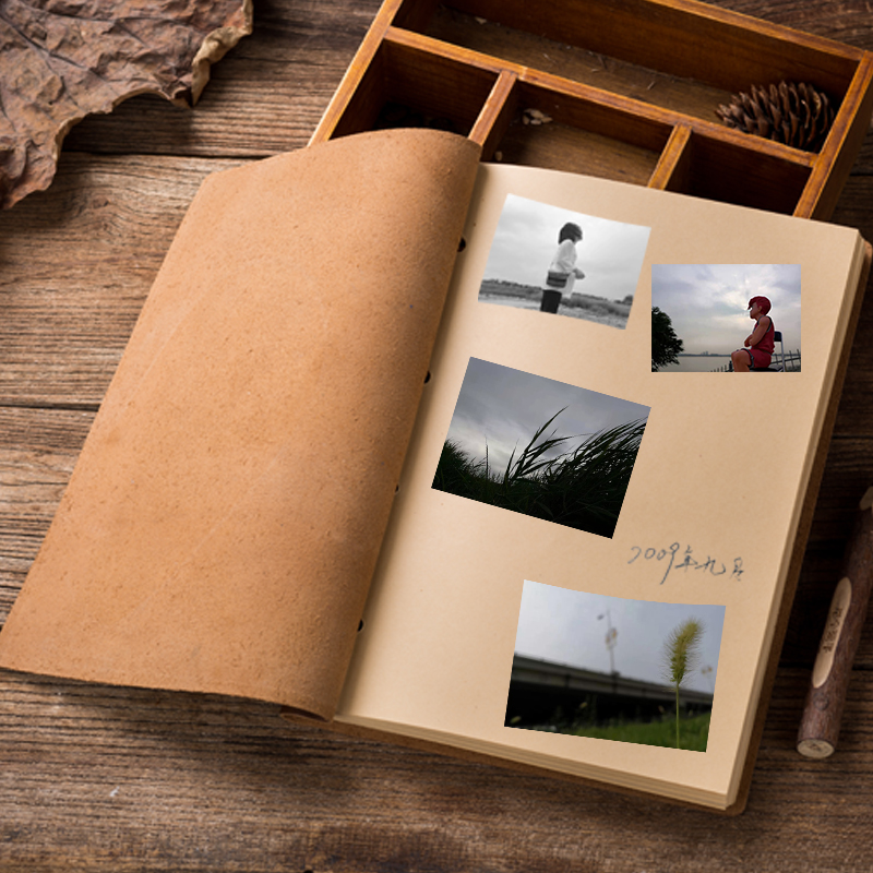 创意牛皮本子复古内页手工记事本活页真皮笔记本子B5回忆录
