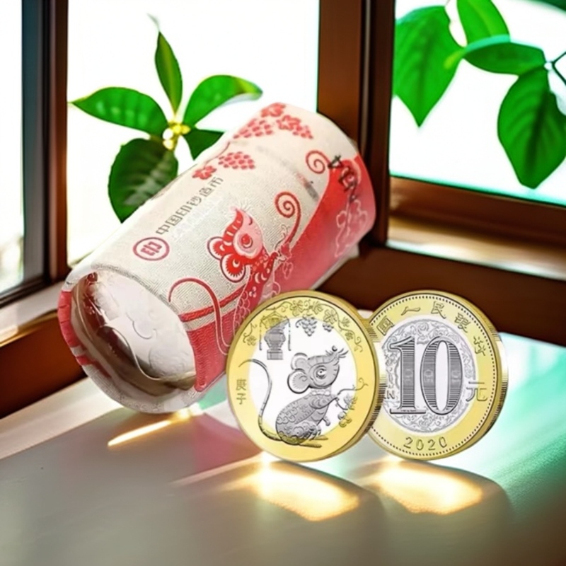 法定货币2020年鼠年生肖纪念币整卷20枚 （整卷）