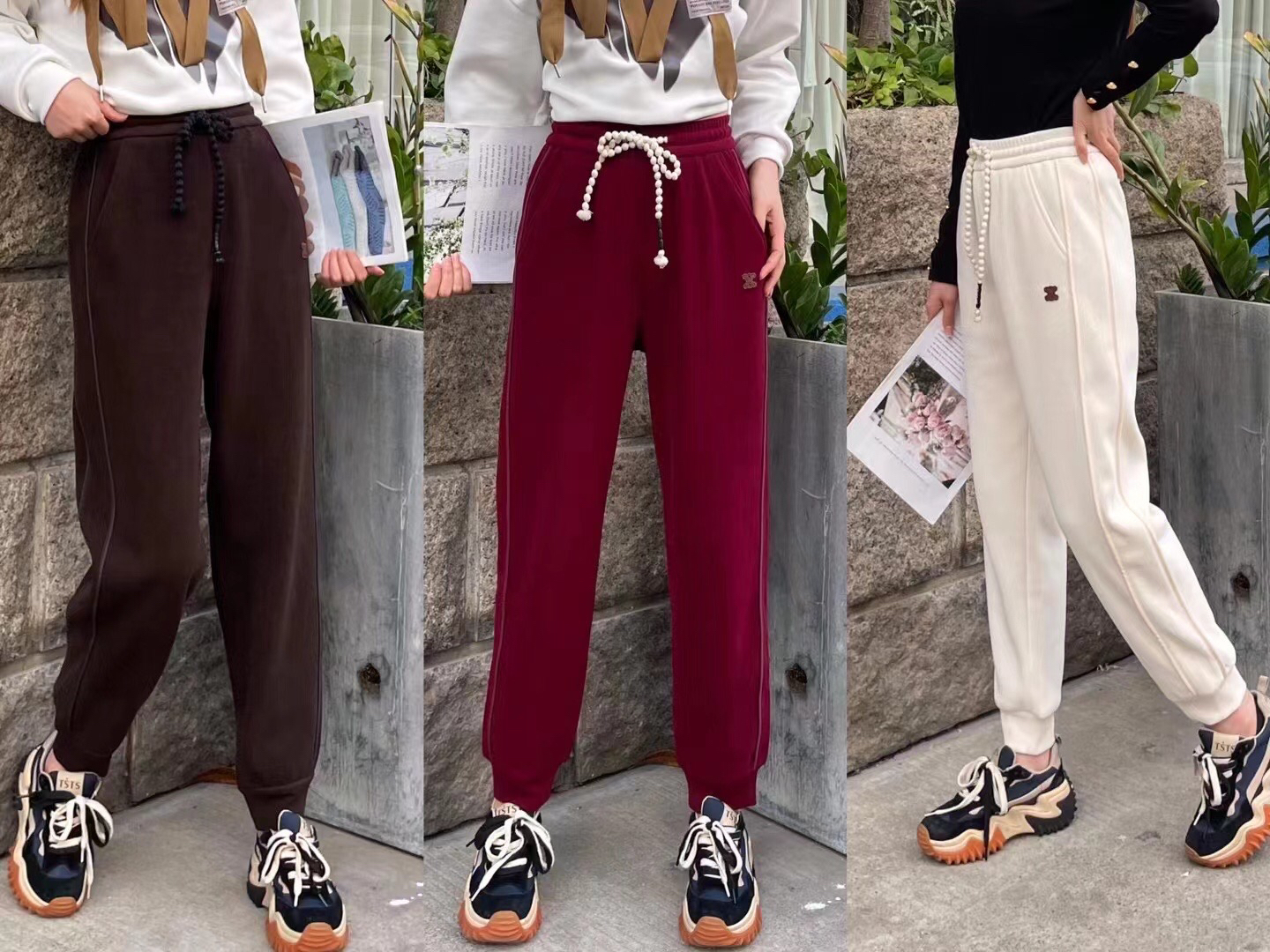 秋冬休闲卫裤时尚百搭束脚裤