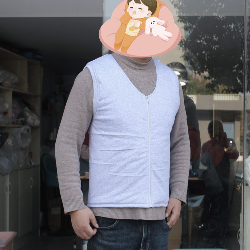 新款桑蚕丝可直接水洗低领年轻人短款背心马甲护肩