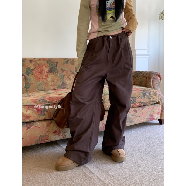 HELLOTANGO《工装上线》小众休闲冬季美式工装裤83899#