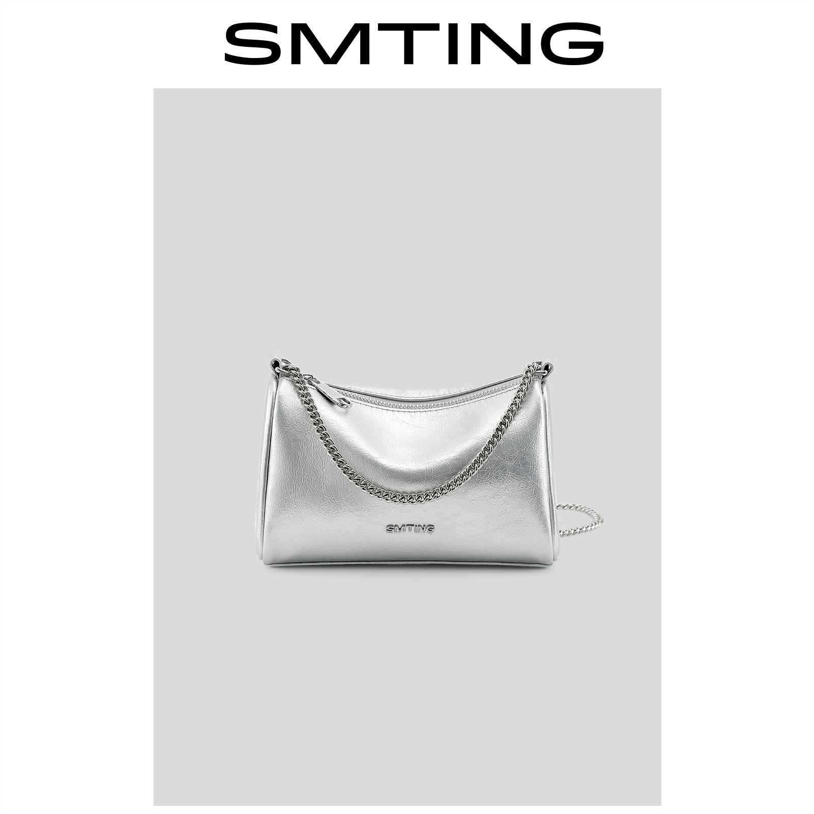 【西木汀】好久不见  牛皮单肩包简约时尚百搭小众腋下包包（直播）