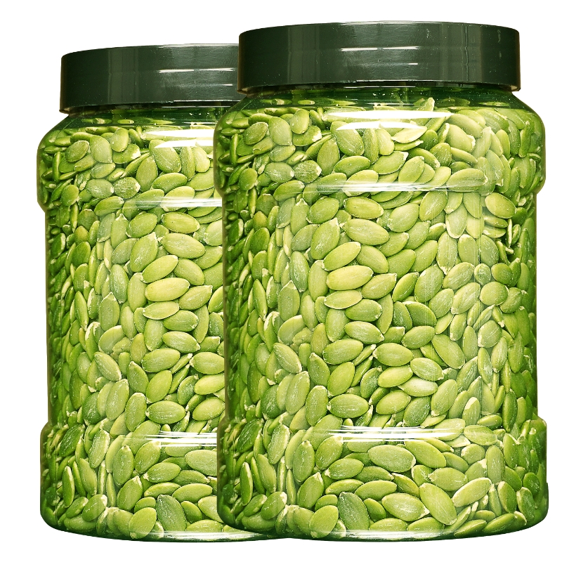 新货熟南瓜子仁500g250g罐装内蒙古熟产品脱壳白南瓜籽仁吊瓜颗粒