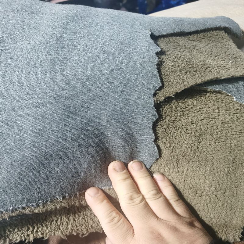 秋冬款加绒加厚款羊毛针织面料卫衣运动服休闲套装论米卖一件包邮