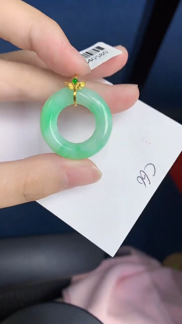 【闪购商品】翡翠颈饰18K金镶嵌000000000