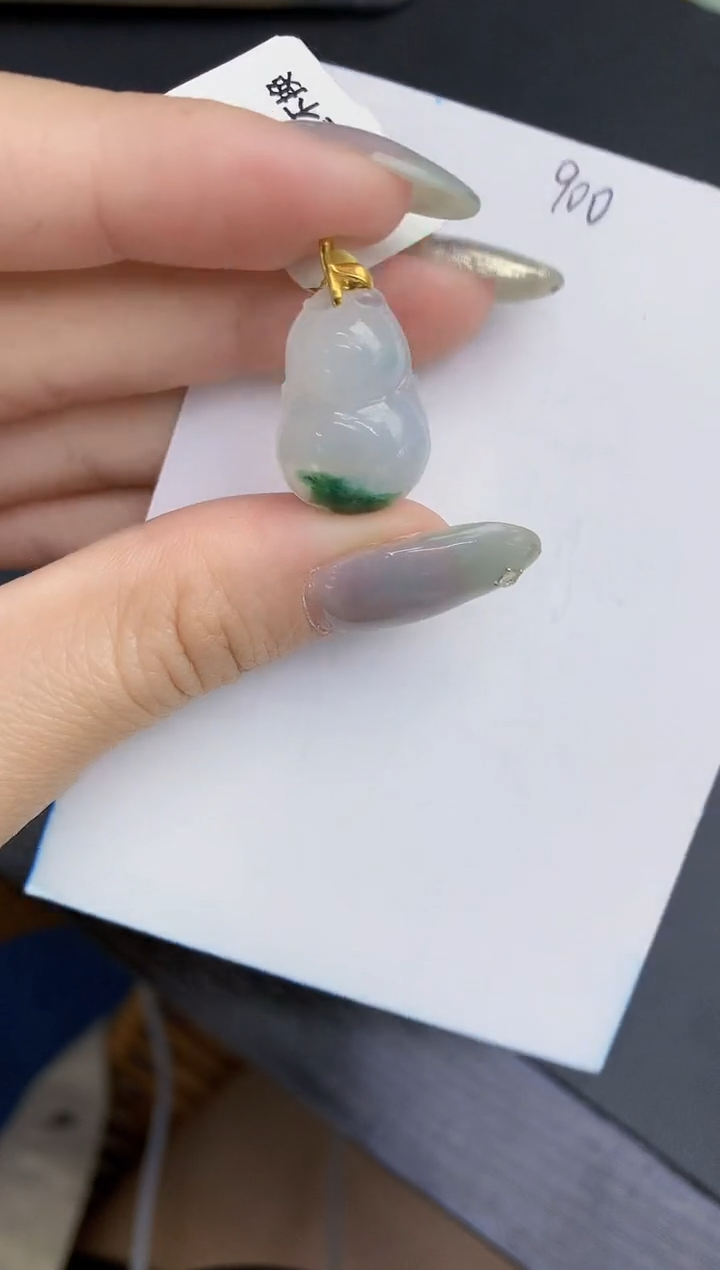 【闪购商品】翡翠颈饰18K金镶嵌000000000