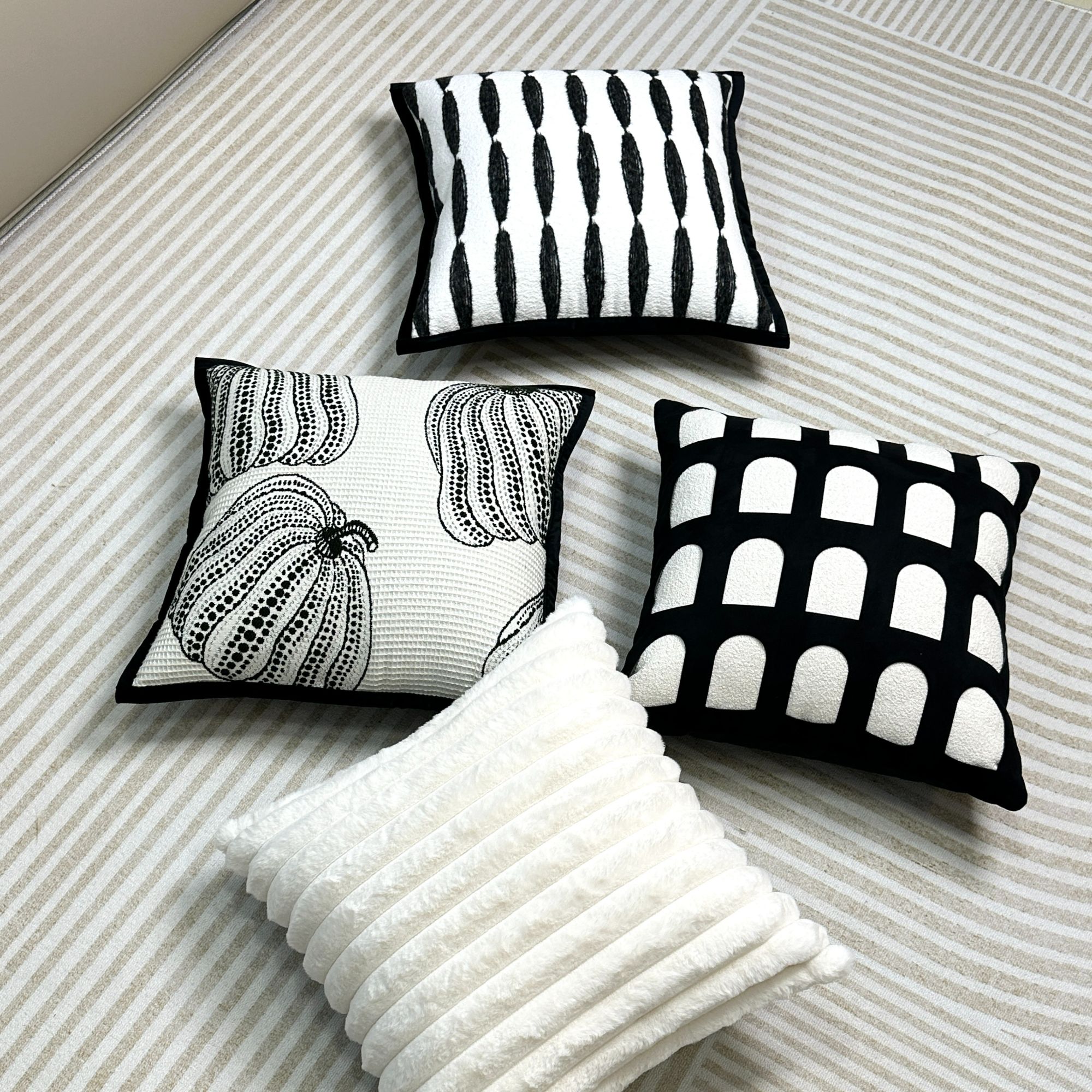 【Laimi家居美学】百搭简约抱枕居家沙发客厅靠背垫高级感抱枕套