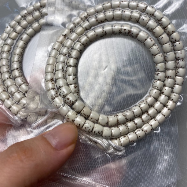 星月菩提108河豚半壁江山大留白6*5原生态直切星月菩提